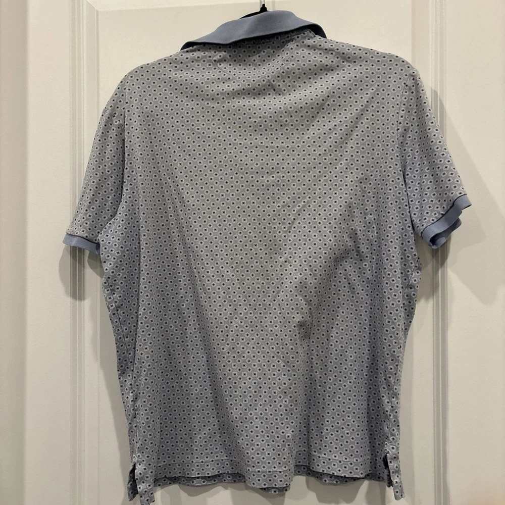 Polo Ralph Lauren Mens Classic-Fit Polo Shirt in Soft Blue Sz Medium Preppy Golf